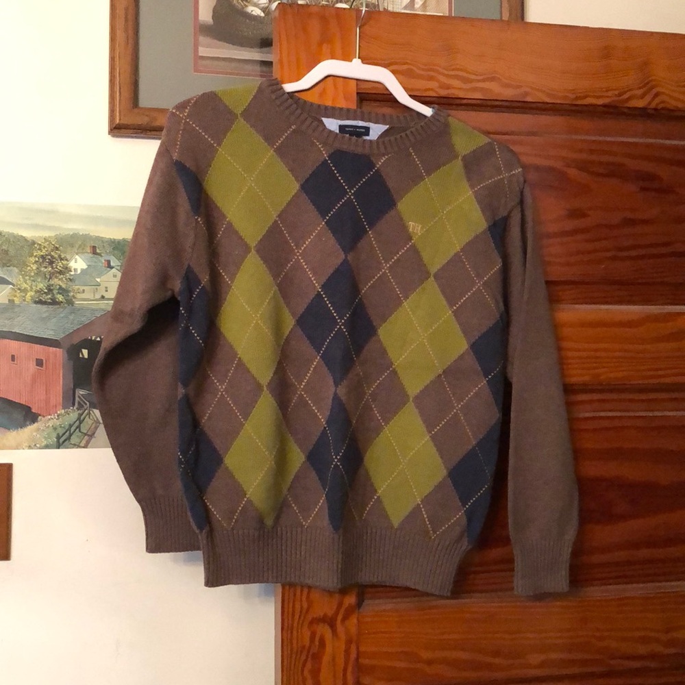 Plaid sweater